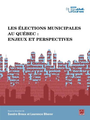 cover image of Les élections municipales au Québec
